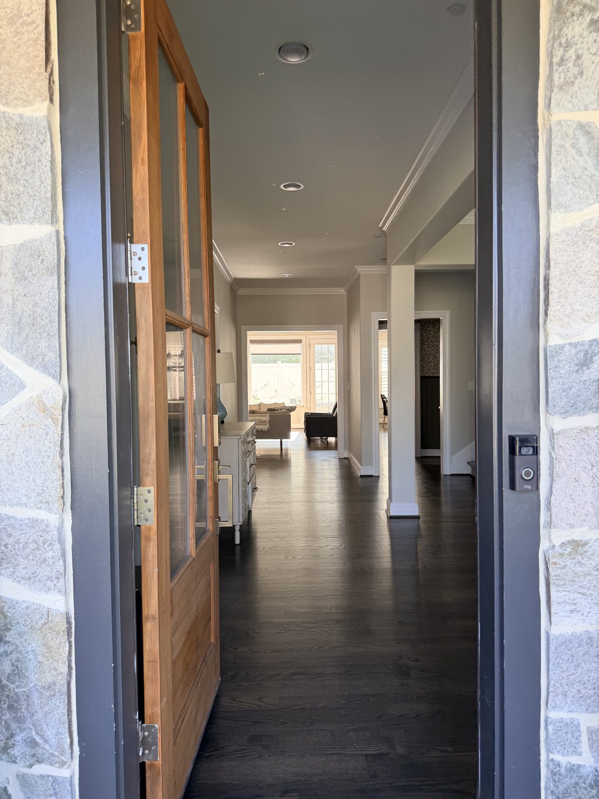 Dark Stained Oak Floors, Bethesda MD