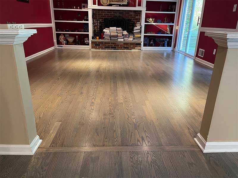 Living Room Floor Refinishing, Bethesda MD