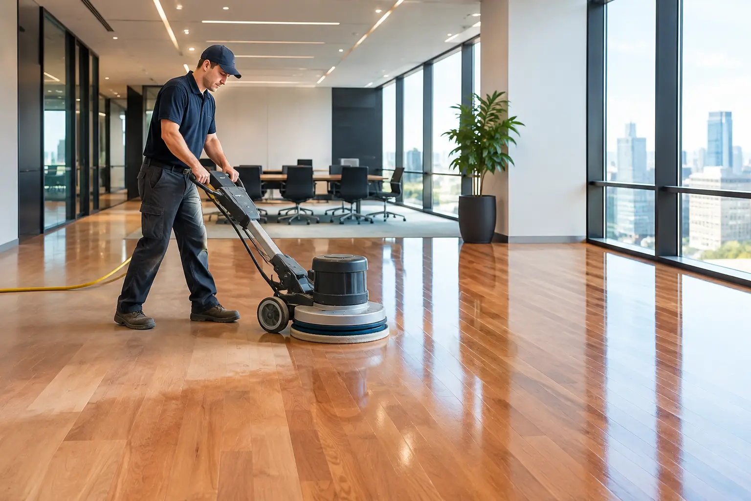 Commercial Hardwood Floor Refinishing That Lasts
